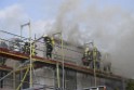 Dachstuhlbrand Koeln Poll Geislarerstr P151